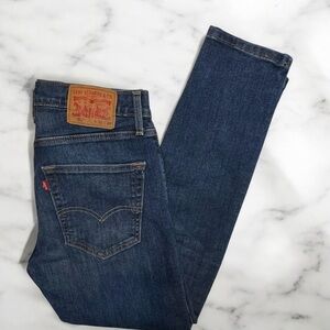 Levis 512 Jeans Mens 31x30 Blue Slim Taper Stretch Dark Wash Denim (32x28actual)